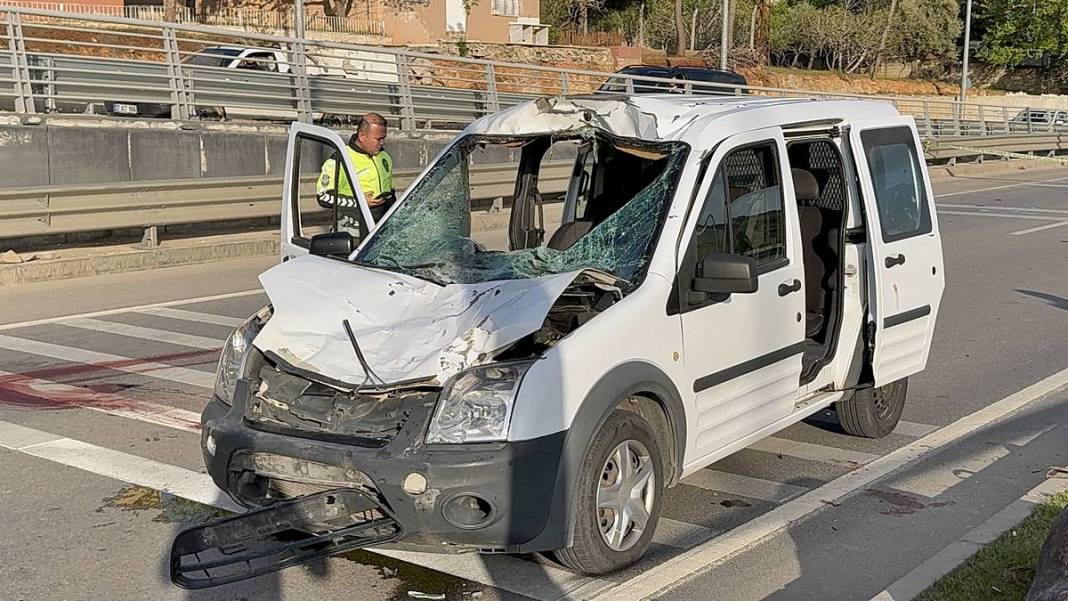 Yola fırlayan at, sivil polis aracına girdi! 1'i ağır 2 polis yaralandı, at ise öldü 3
